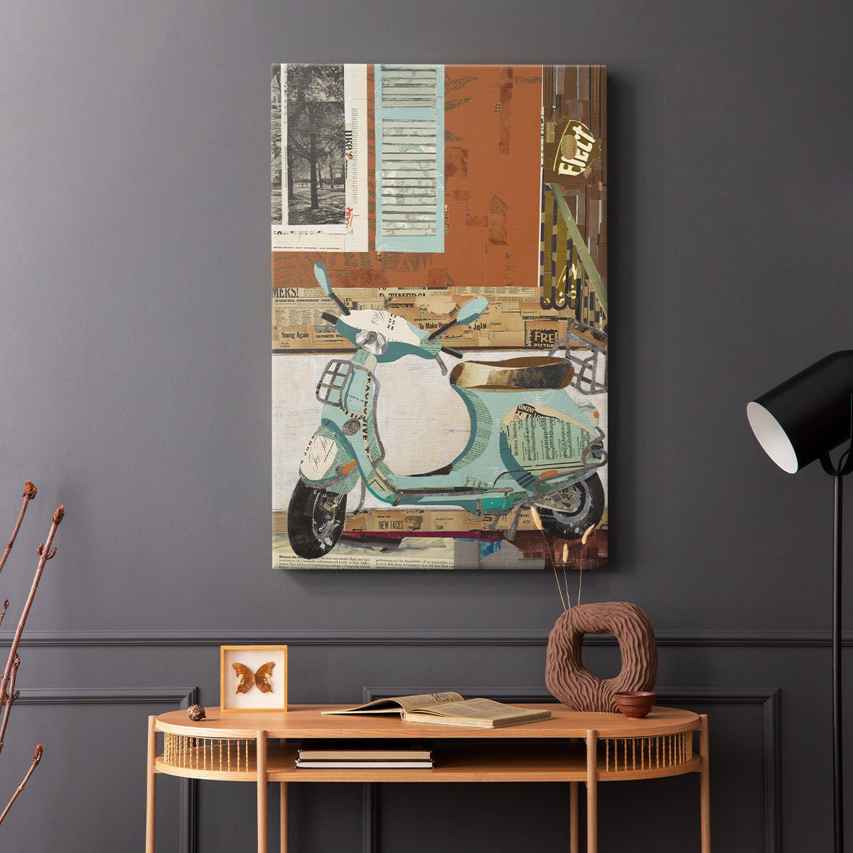 That Vespa - Canvas Art Print