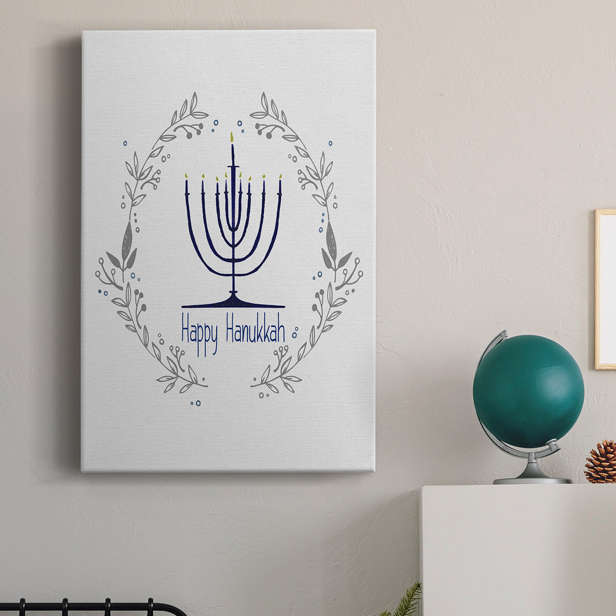 Happy Hanukkah II - Canvas Art Print