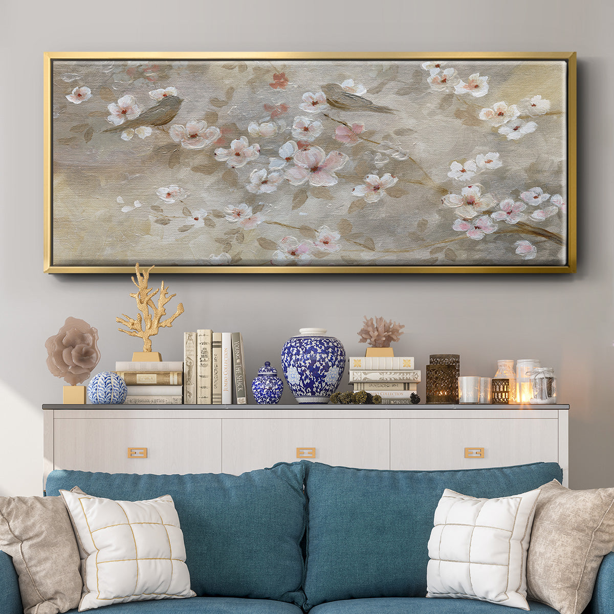 Early Spring - Floater Framed Canvas Print