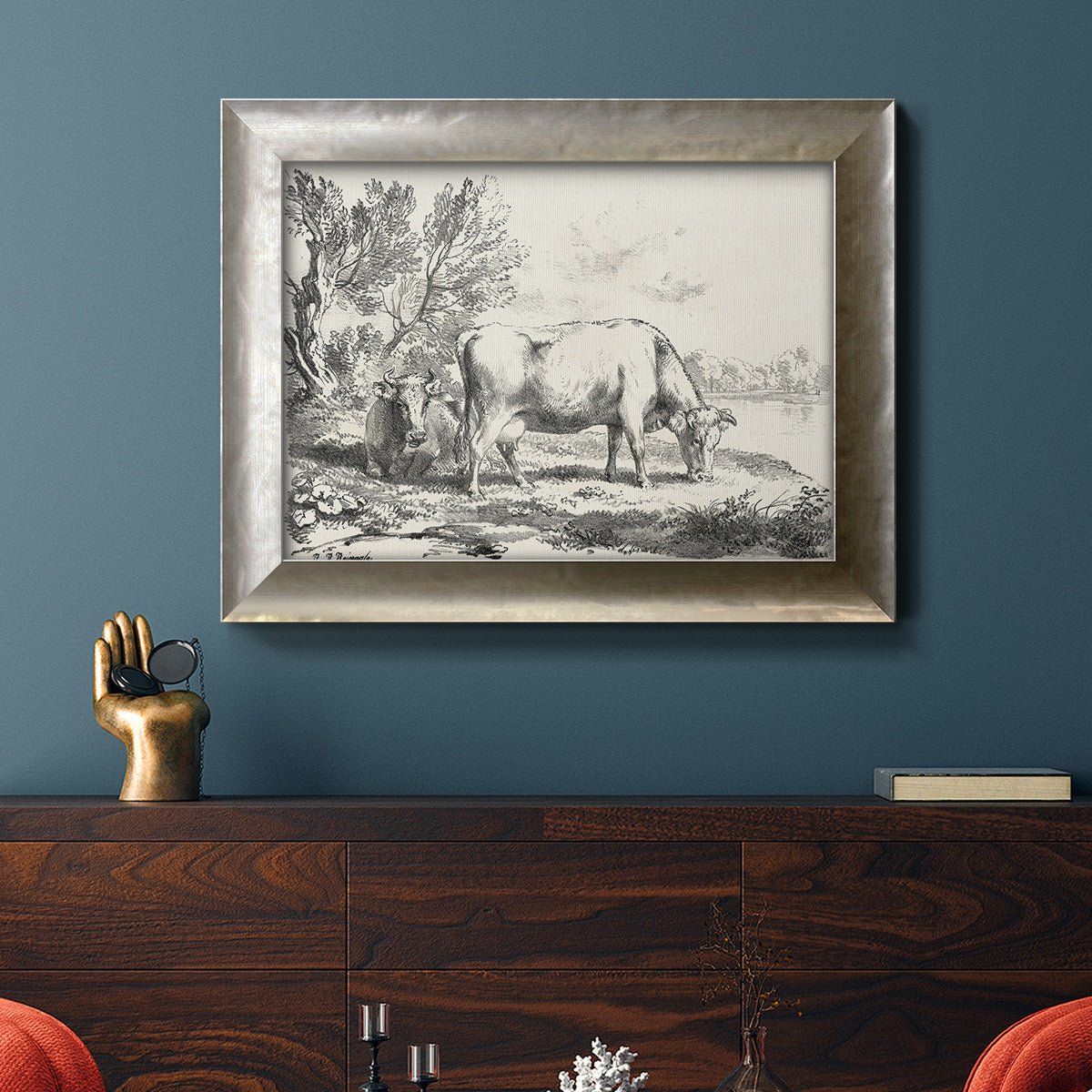 Rural Charms III Premium Framed Canvas- Ready to Hang