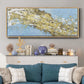 Mistral V in Azure - Floater Framed Canvas Print