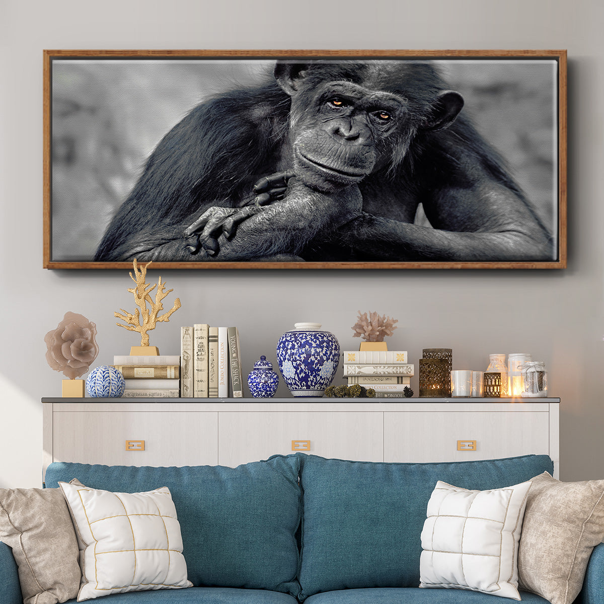 Captivated - Floater Framed Canvas Print