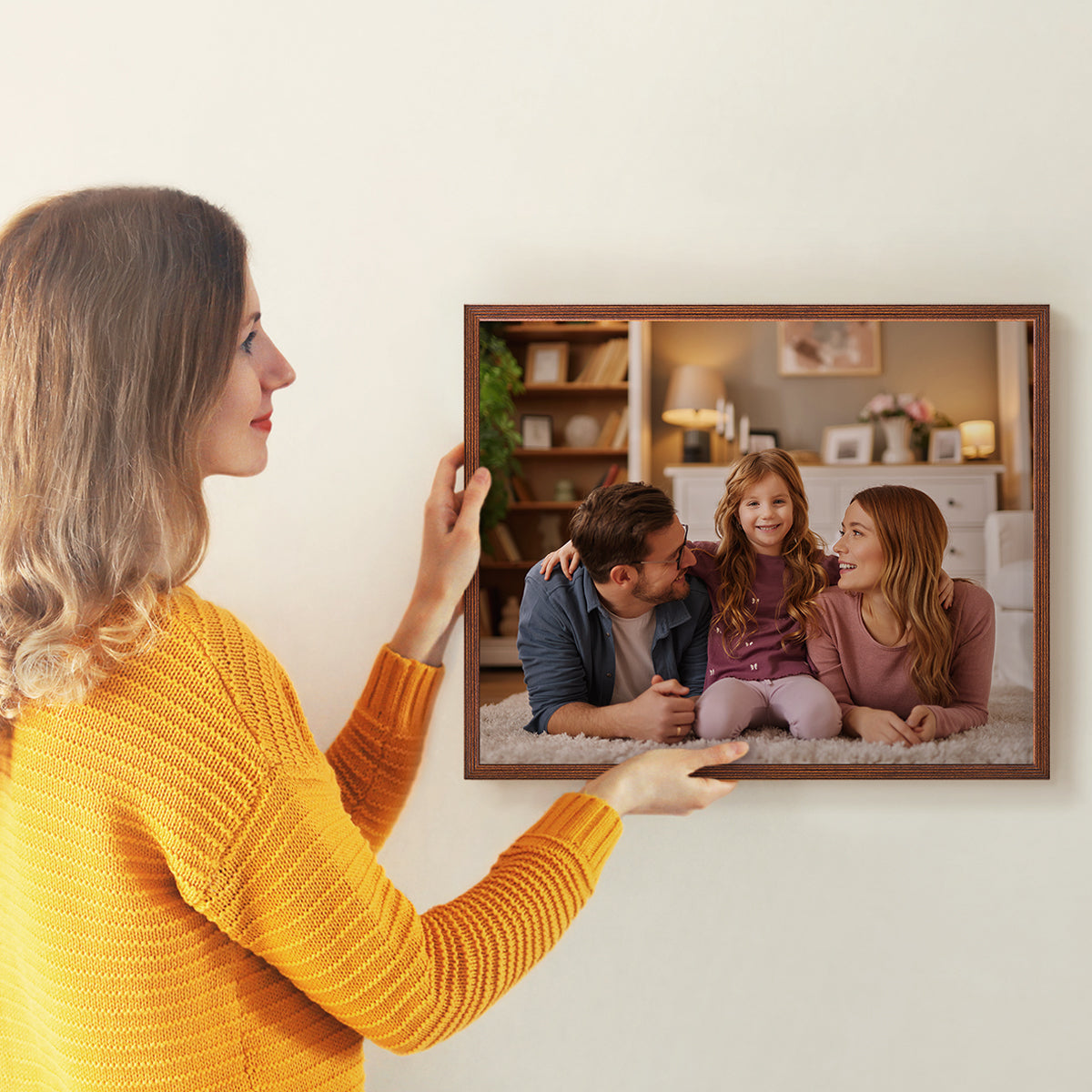 Set of 2 Restickable Custom Framed Photos - 20" x 16"