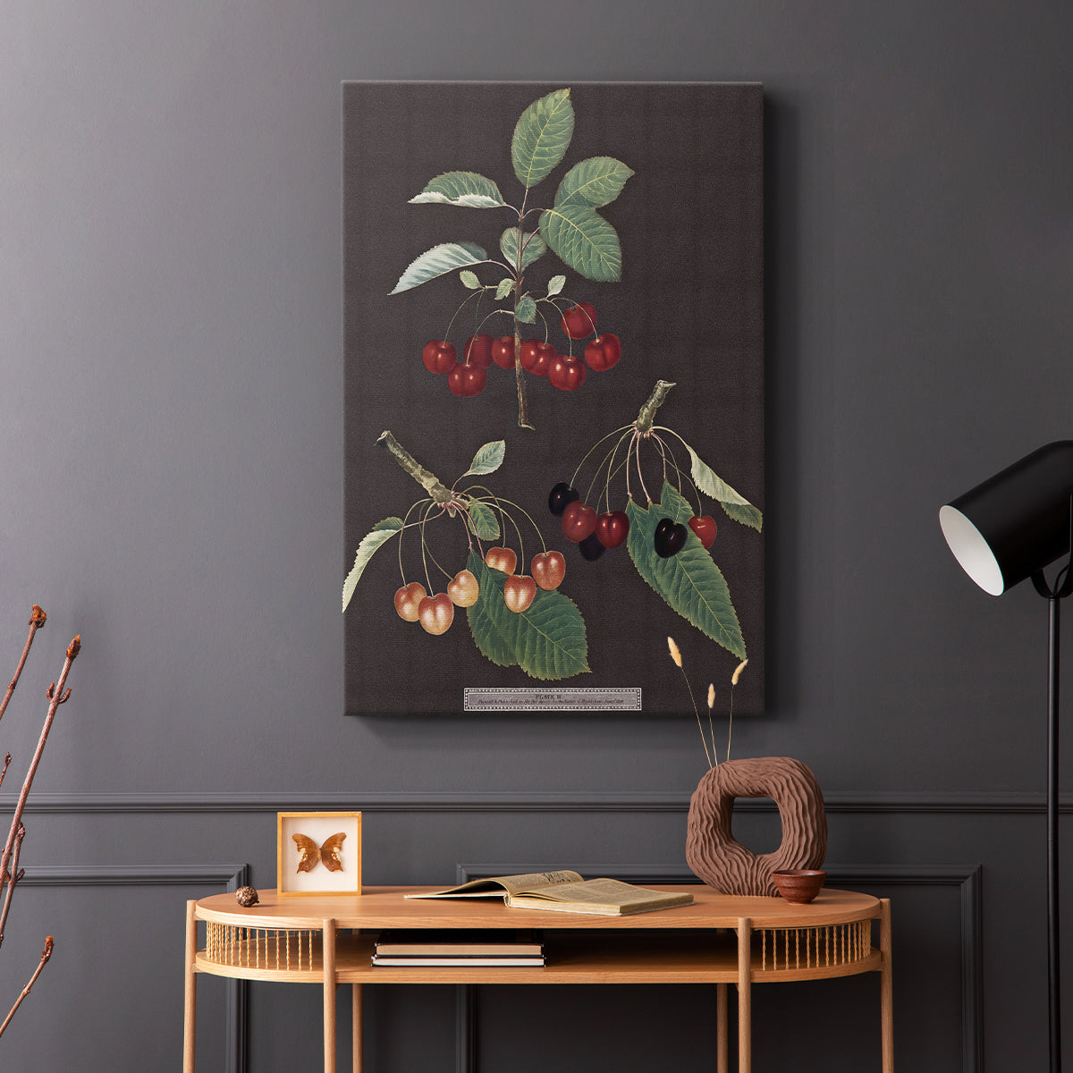 Brookshaw Cherries - Canvas Art Print