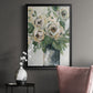 Floral Depth - Modern Framed Canvas Print
