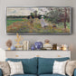 Promenade a Argenteuil, 1875 - Floater Framed Canvas Print
