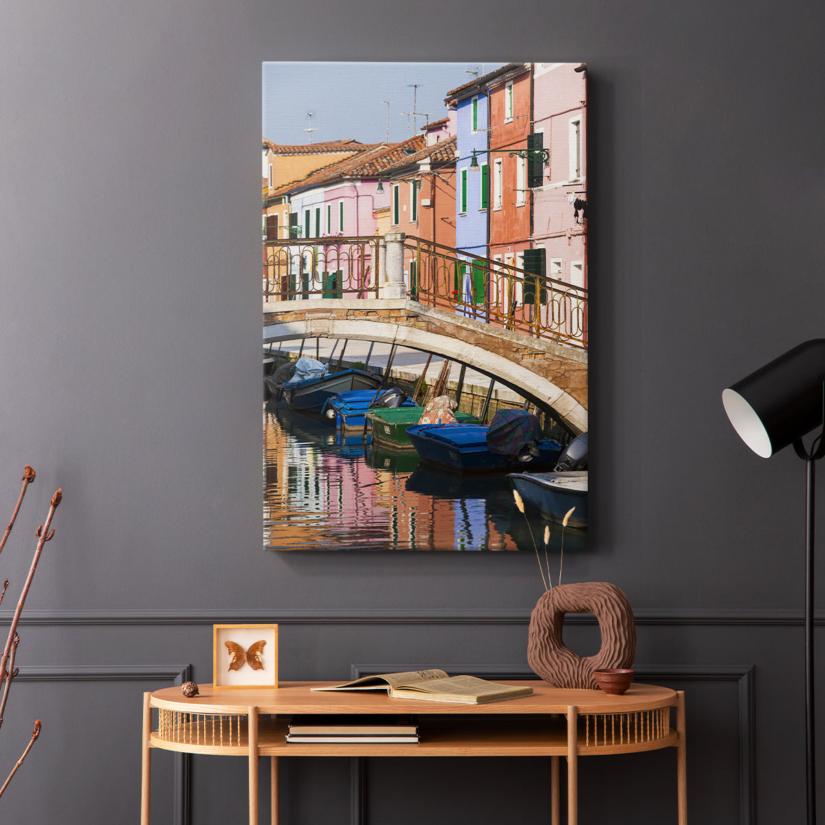 Colorful Canal - Canvas Art Print