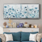Endless Field of Blue - Floater Framed Canvas Print