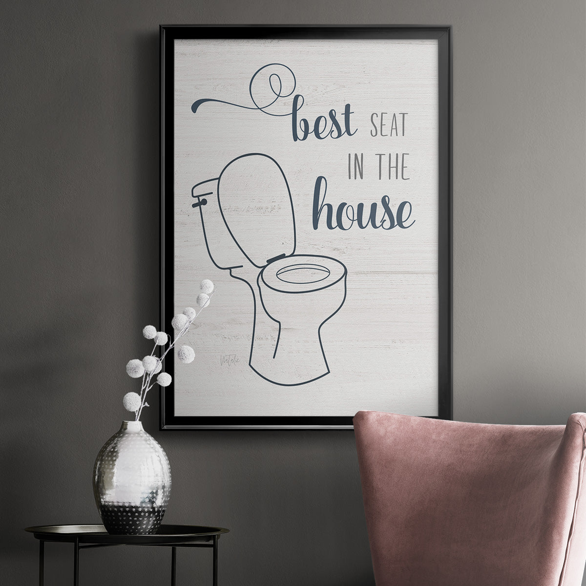 Best Seat - Modern Framed Canvas Print