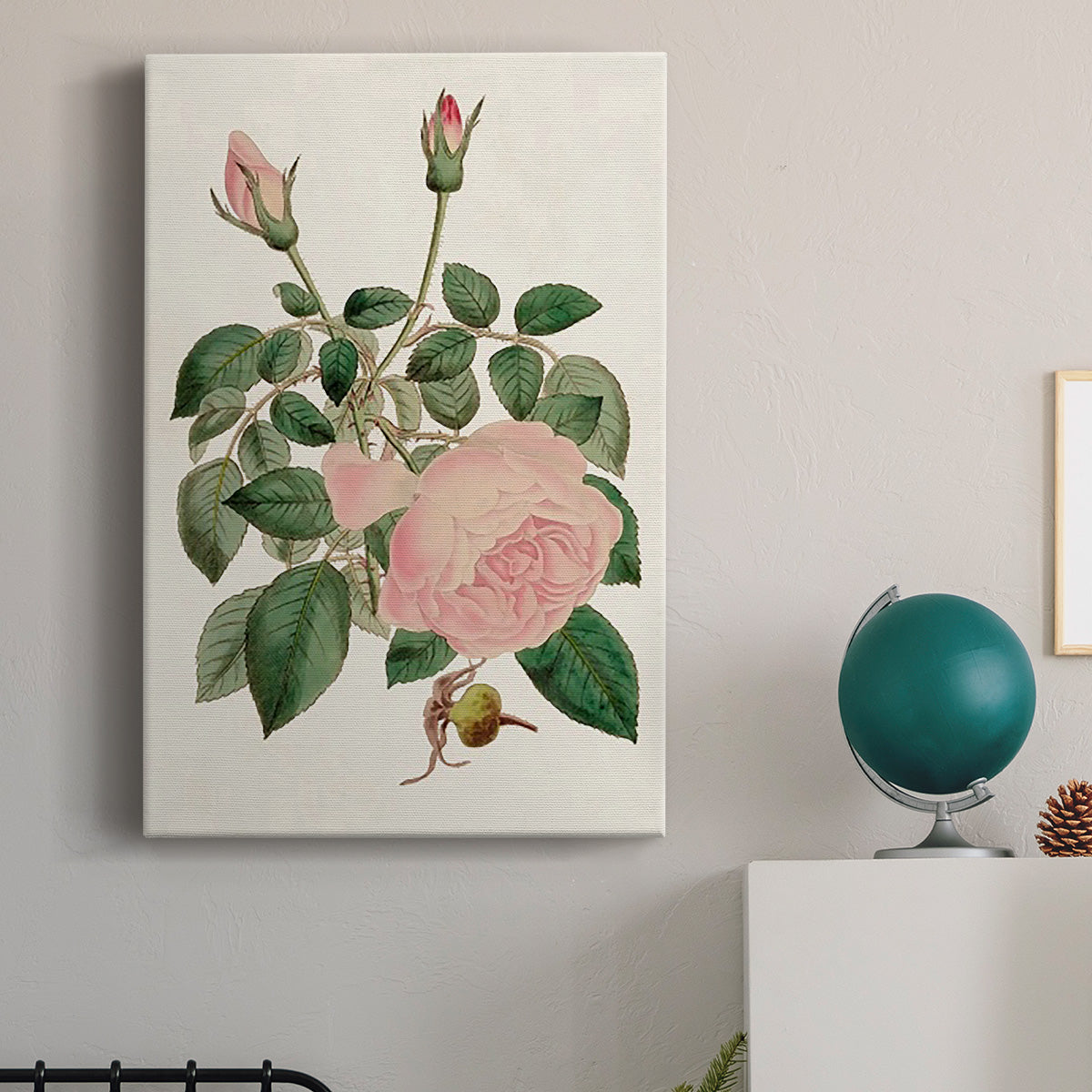 Pink Floral Mix II - Canvas Art Print