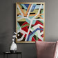 Magnetic Color II - Modern Framed Canvas Print