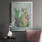 Fantastic Florals Squirrel - Modern Framed Canvas Print