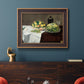 Still Life with Melon and Peaches - Ornate Framed Canvas Print
