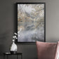 Misty Lake - Modern Framed Canvas Print