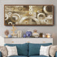 Neutral Motion - Floater Framed Canvas Print