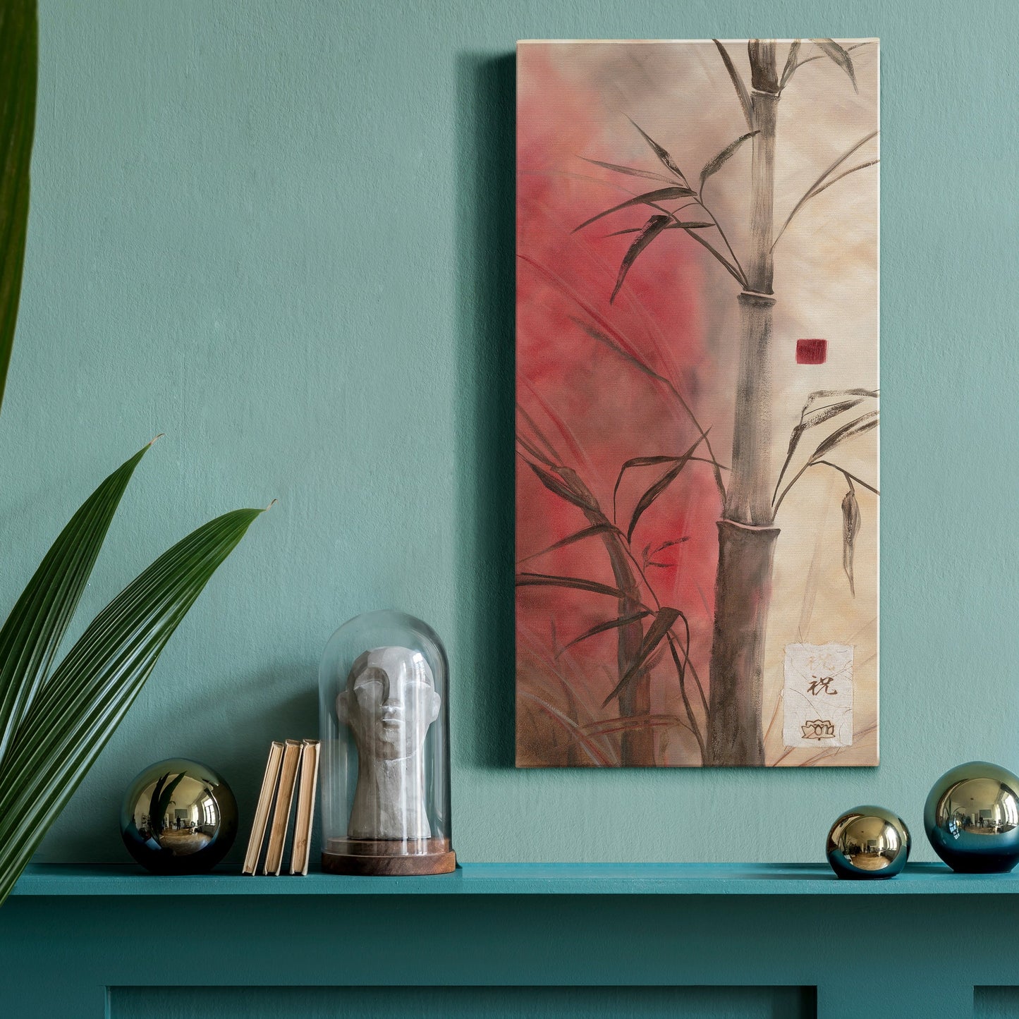 Bamboo Design II - Premium Gallery Wrapped Canvas - Ready to Hang