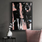 Black & Blush I - Modern Framed Canvas Print