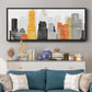 Element City - Floater Framed Canvas Print