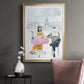 Paris in Love II - Modern Framed Canvas Print