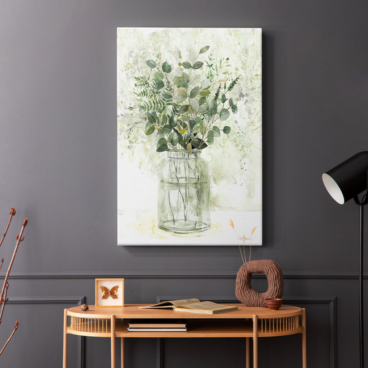 Delicate Greenery II - Canvas Art Print