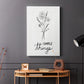 Simple Things Sketch - Canvas Art Print