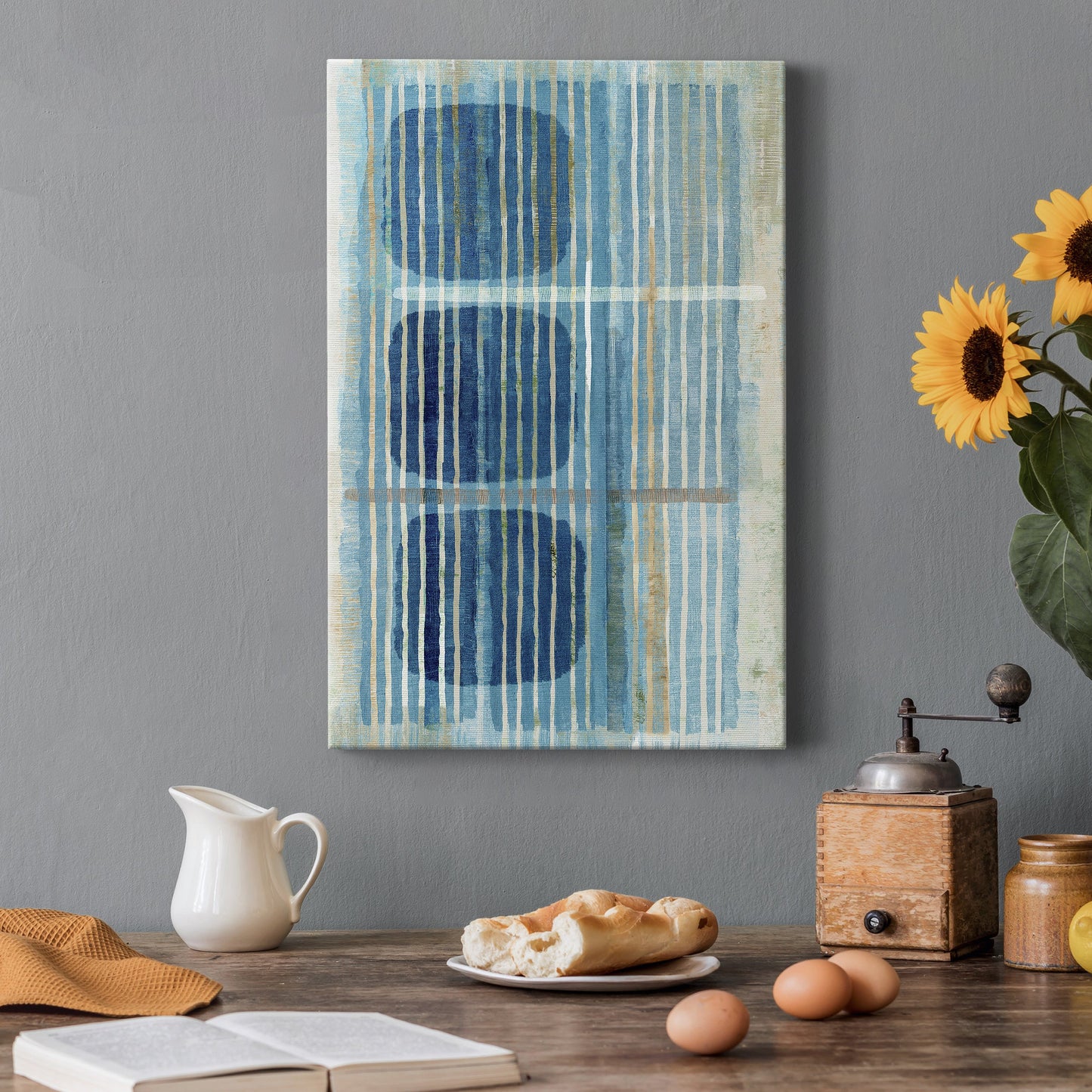 Blue Blue Horizon II Premium Gallery Wrapped Canvas - Ready to Hang