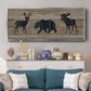 Woodland Trio - Floater Framed Canvas Print