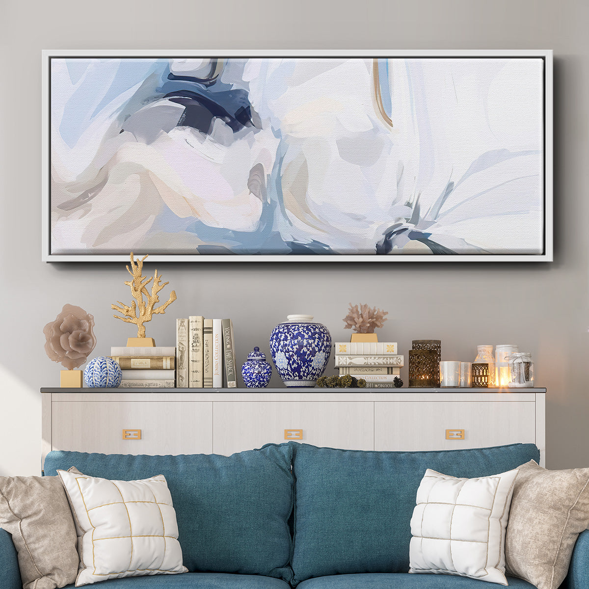 Fresh Air I - Floater Framed Canvas Print