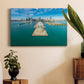 Chicago Skyline Aerial View of Navy Pier - Canvas Art Print