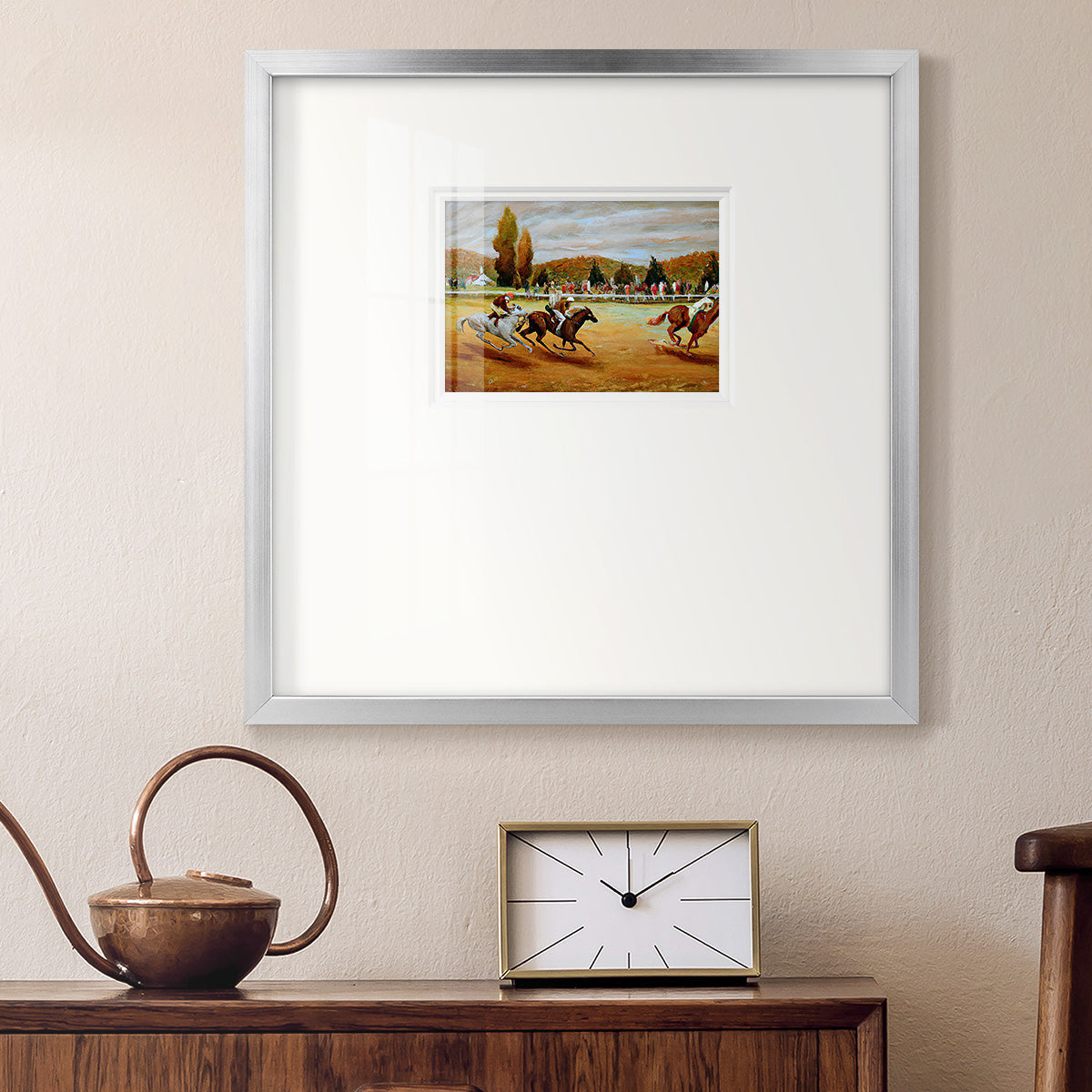 Day at the Races VI Premium Framed Print Double Matboard