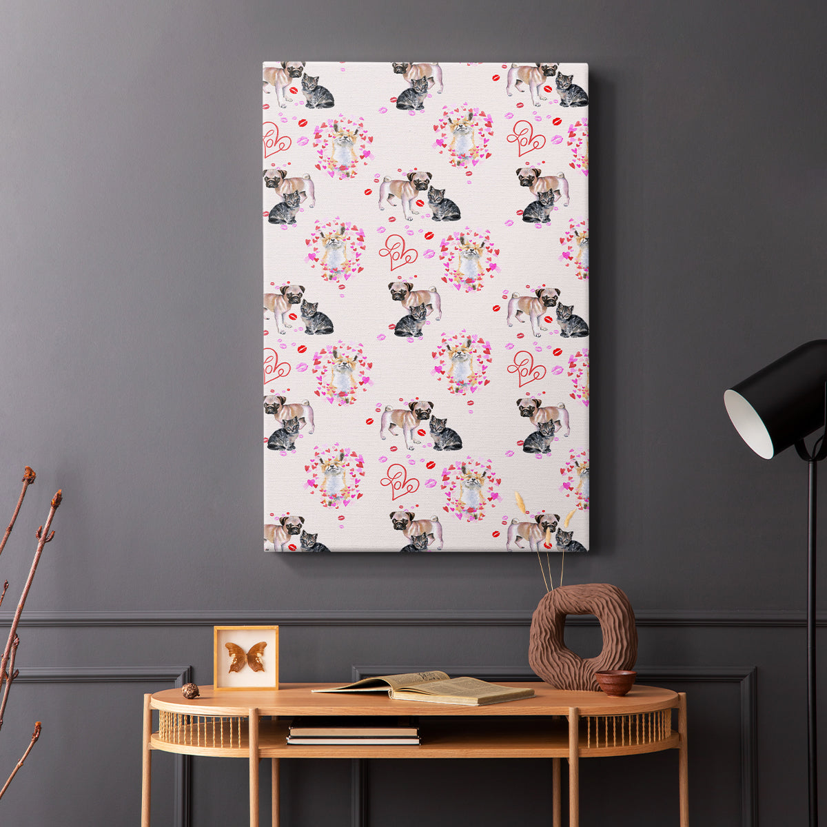 Cute Couture Collection E - Canvas Art Print
