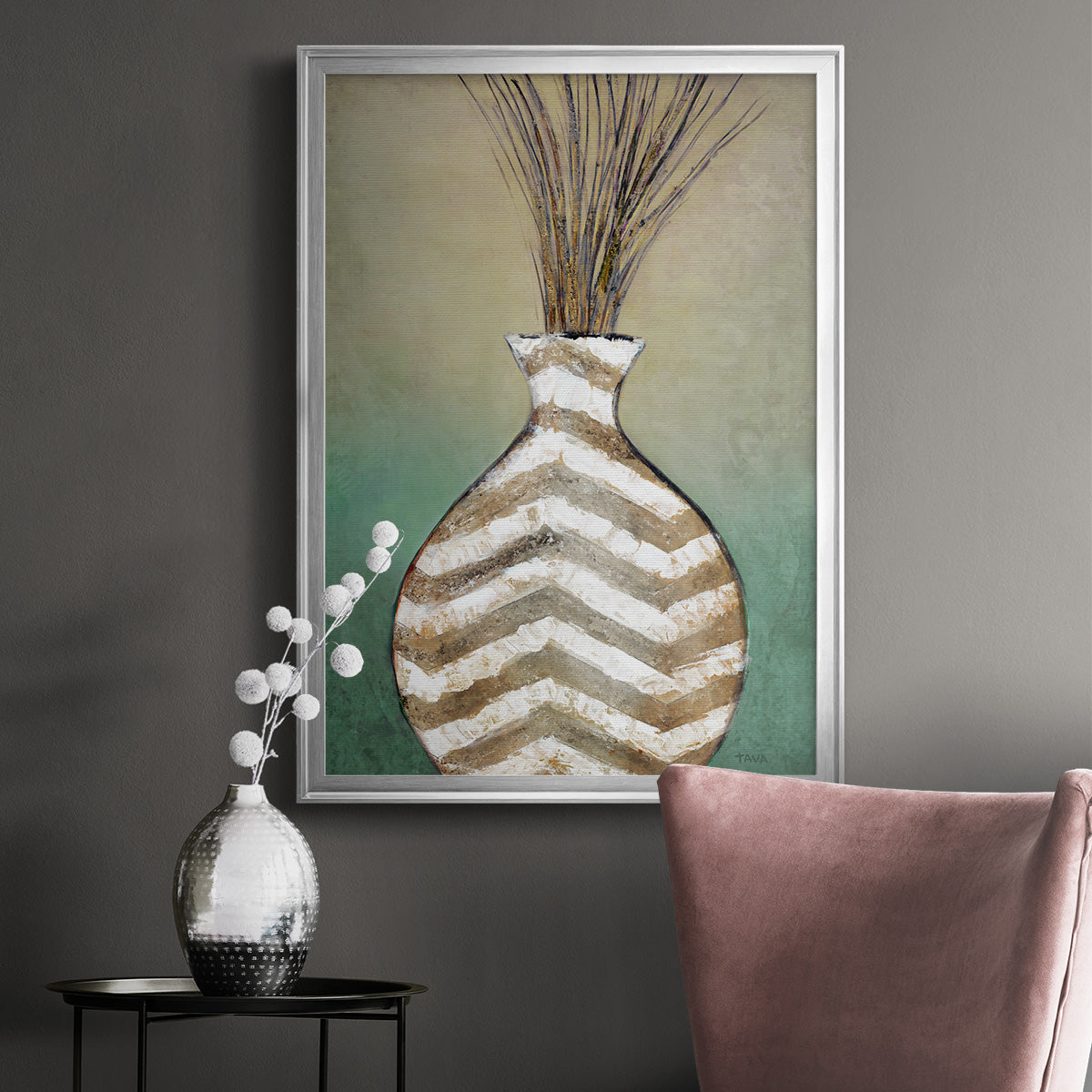 Global Vessel I - Modern Framed Canvas Print