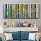 Autumn Trees I - Floater Framed Canvas Print