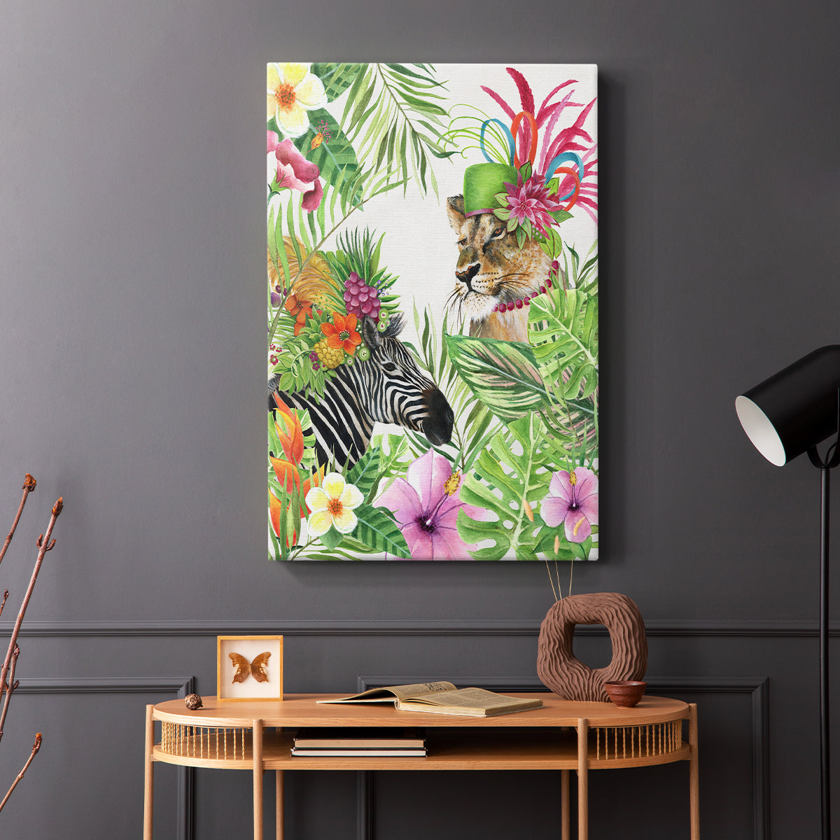 Jungle Royale II - Canvas Art Print