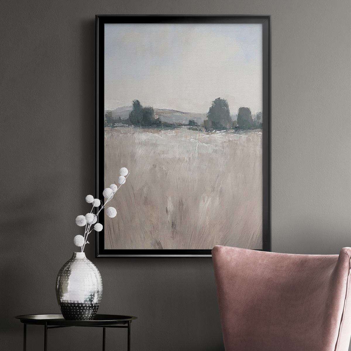 Place & Time I - Modern Framed Canvas Print