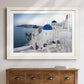 Santorini Sunrise - Barnwood Framed Art Print