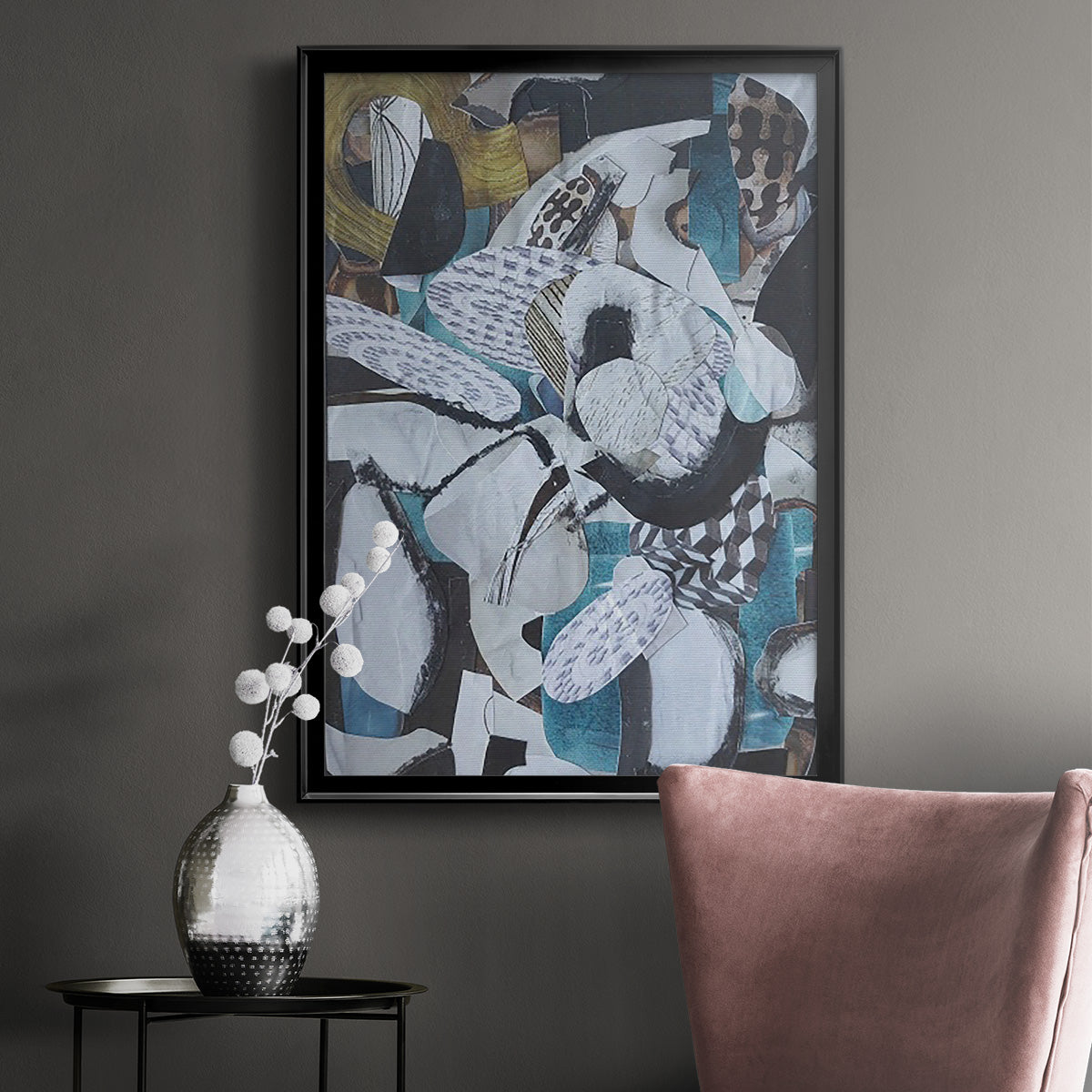 Hawaiian Beach Glass - Modern Framed Canvas Print