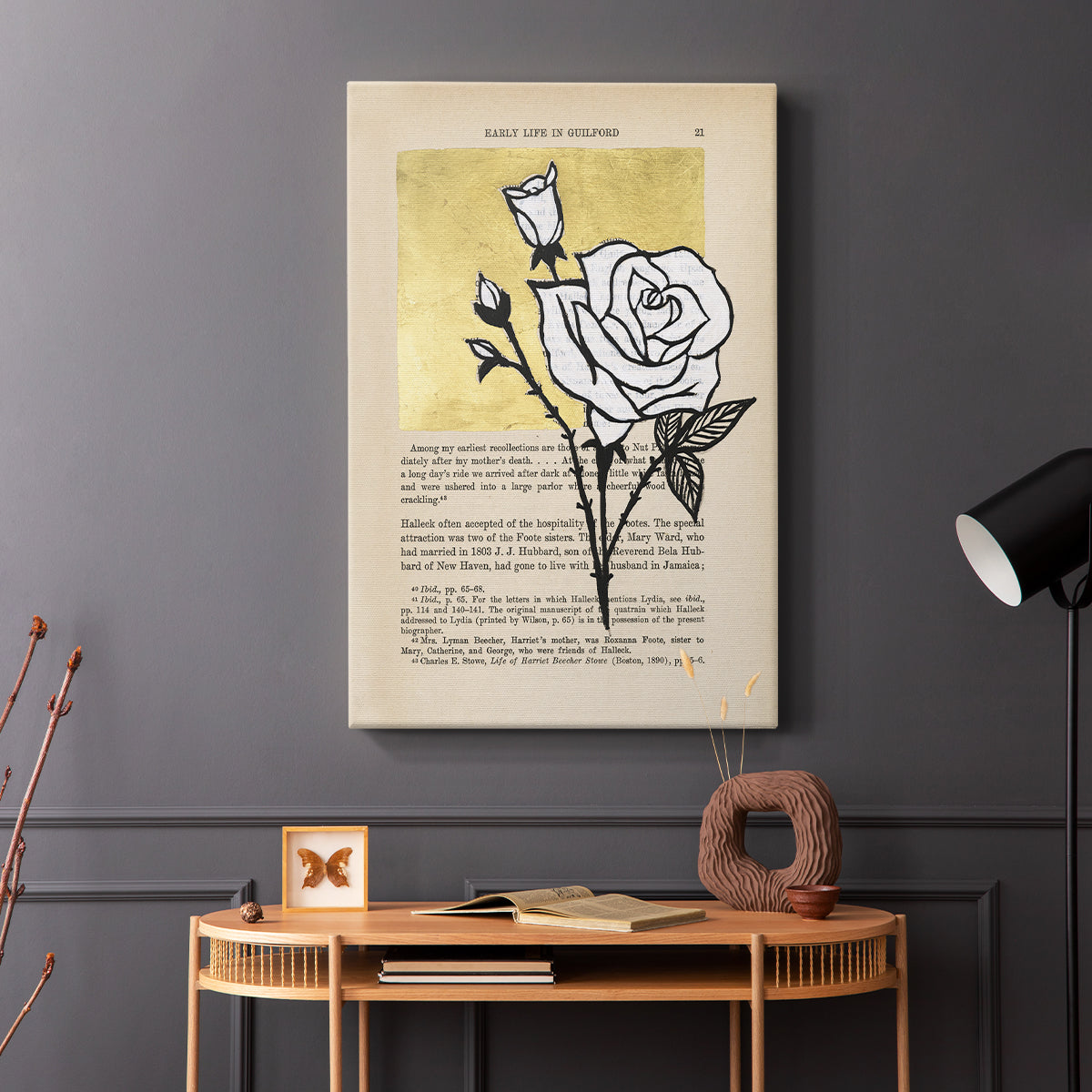 Floral Diary III - Canvas Art Print