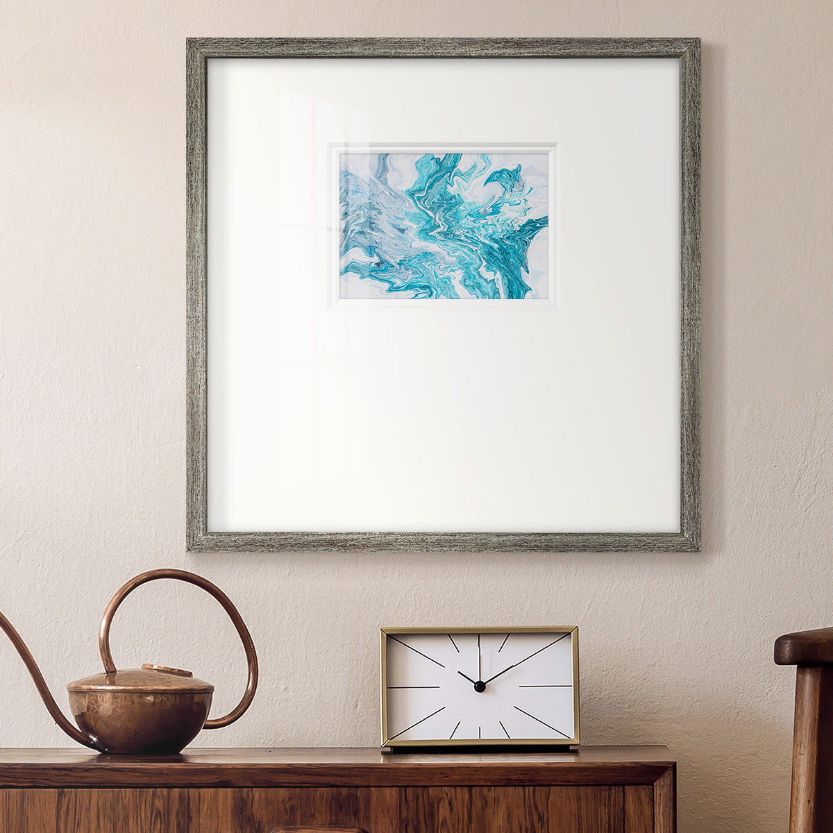 Tide Pool Premium Framed Print Double Matboard