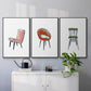 Take a Seat IV - Framed Premium Gallery Wrapped Canvas L Frame 3 Piece Set - Ready to Hang