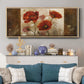 Poppy Morning - Floater Framed Canvas Print
