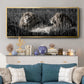 Mara Lions - Floater Framed Canvas Print