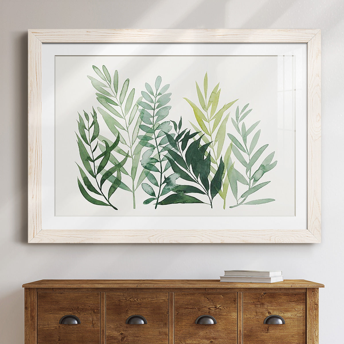Vert Volunteers II - Barnwood Framed Art Print