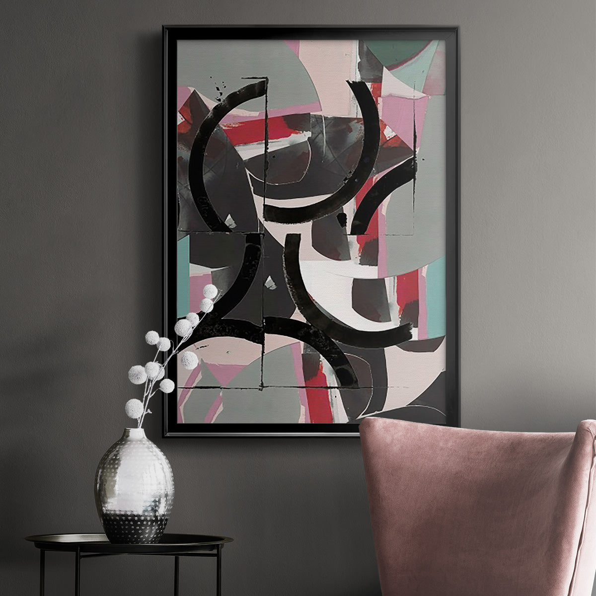 Cartissi Space II - Modern Framed Canvas Print