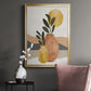 Adobe Moon II - Modern Framed Canvas Print