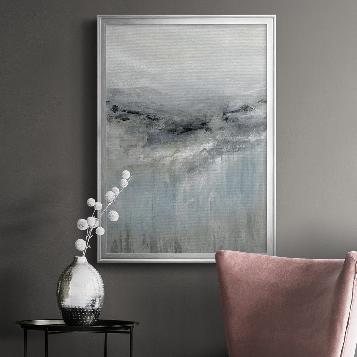 A Cool Wind - Modern Framed Canvas Print