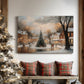 Hearth of Amber Whisper - Canvas Art Print