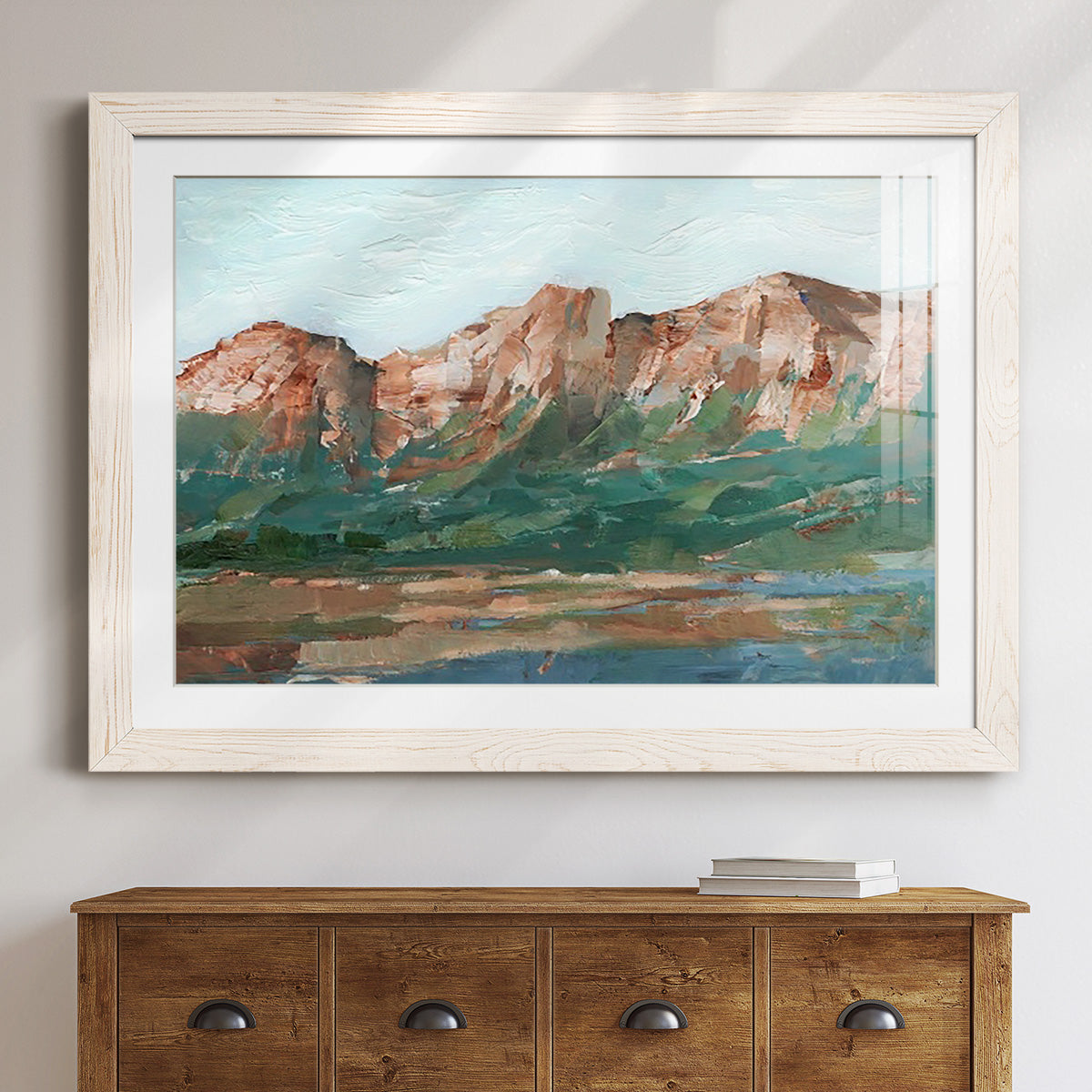 Heading West I - Barnwood Framed Art Print