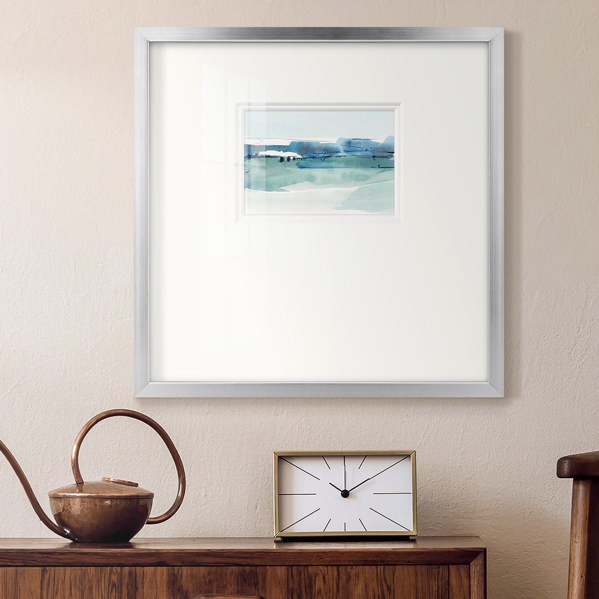 Ultramarine Vista I Premium Framed Print Double Matboard