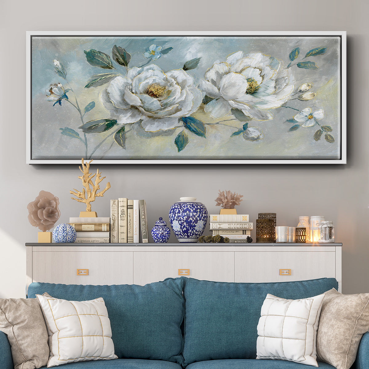 Darling Duo - Floater Framed Canvas Print